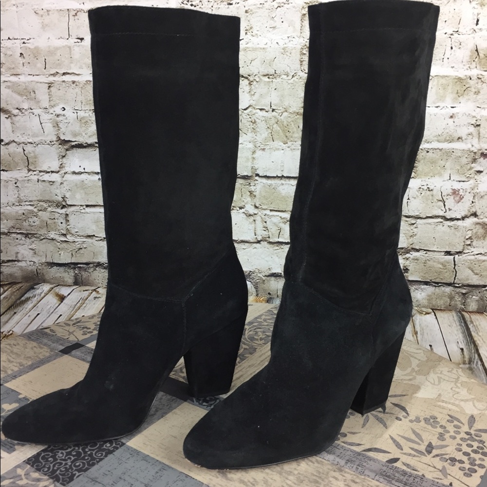 1. State suede leather boots